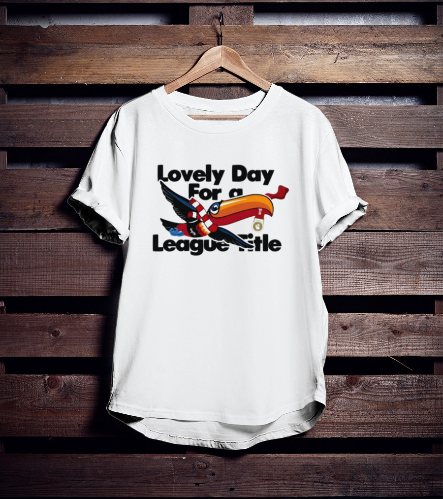 Lovely Day For A League Title Manchester United Toucan Soccer Victory T-Shirt