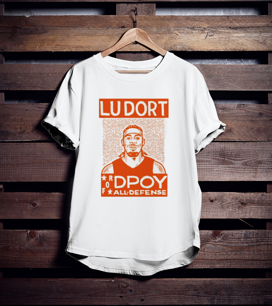 Lu Dort DPOY All Defense Recognition Graphic T-Shirt