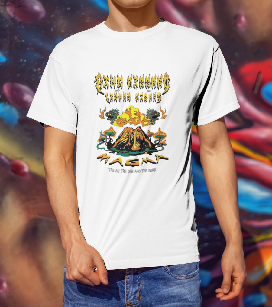 King Gizzard Lizard Wizard Magma Volcanic Imagery T-Shirt
