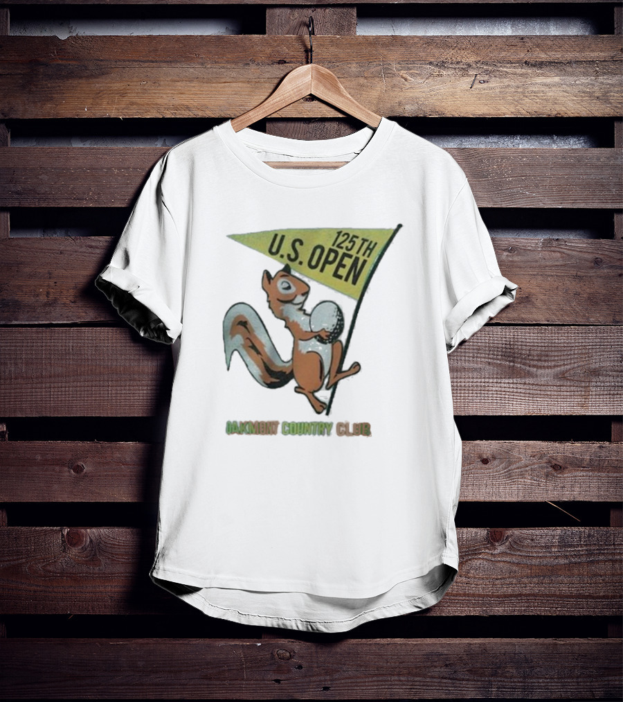 Oakmont Country Club 125TH U.S. Open Squirrel 2025 Golf T-Shirt