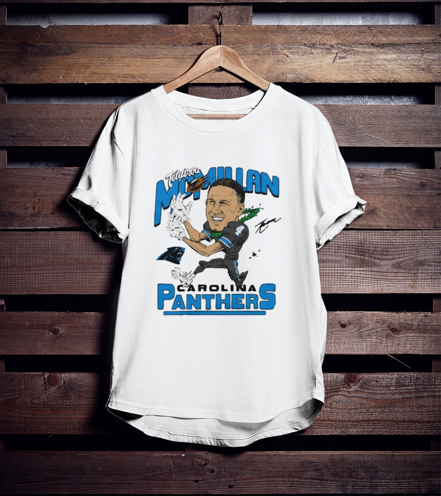 Tetairoa McMillan Carolina Panthers Signature T-Shirt