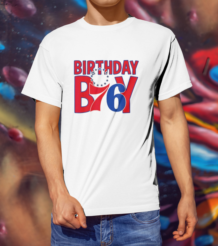 Philadelphia 76ers NBA Birthday Boy B76Y T-Shirt