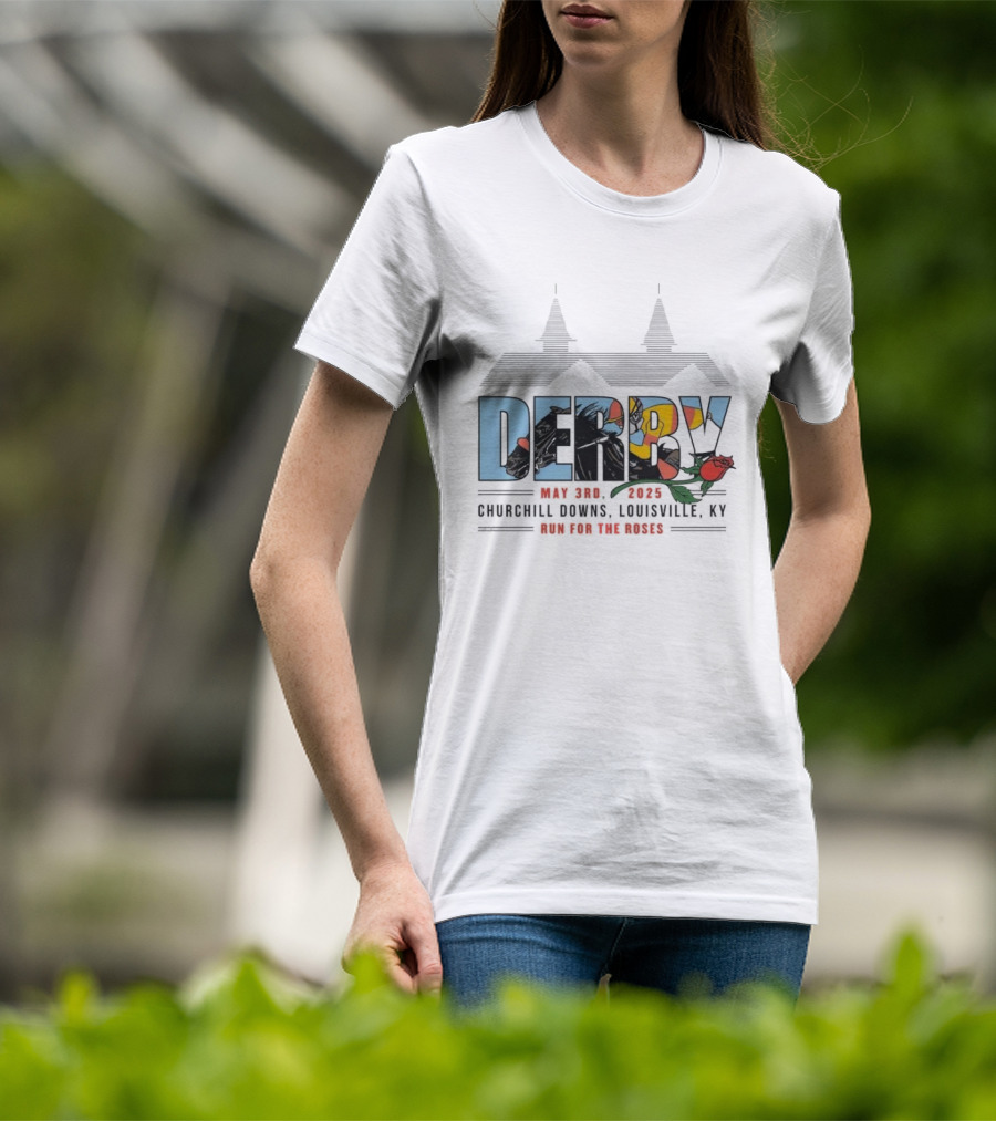 Derby May 3rd 2025 Churchill Downs Louisville KY Run For The Roses T-Shirt