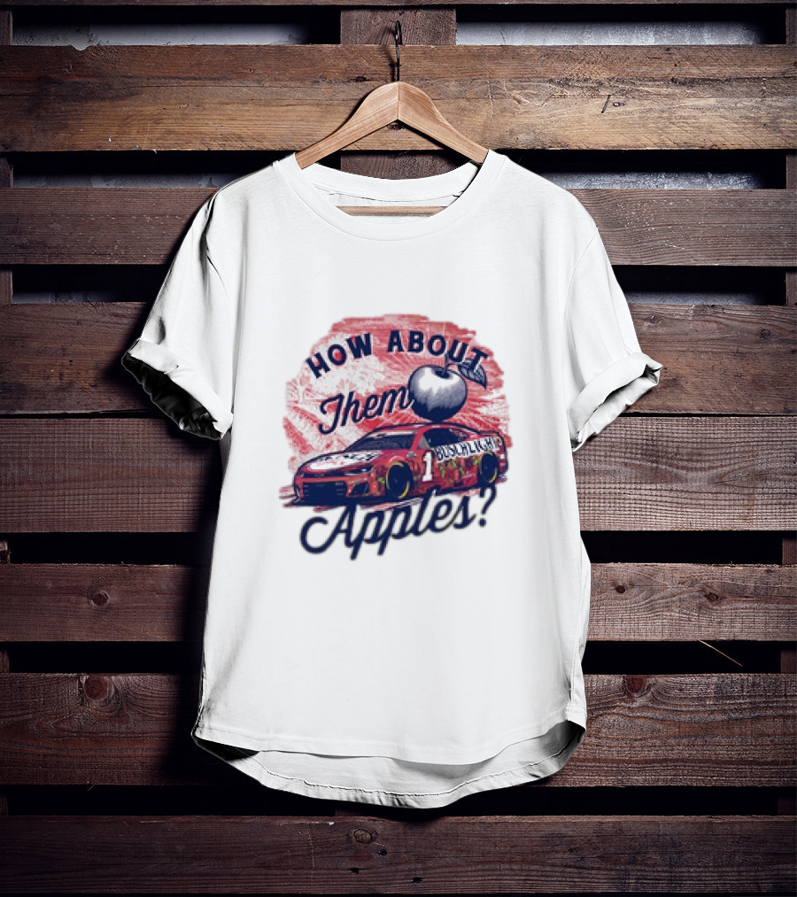 Ross Chastain How About Them Apples Busch Light #1 Racing Car T-Shirt