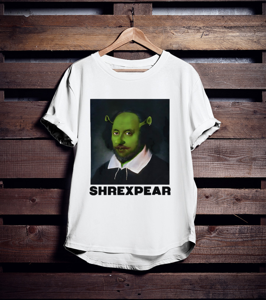Shrek Shakespeare Shrexpear Parody Fusion T-Shirt
