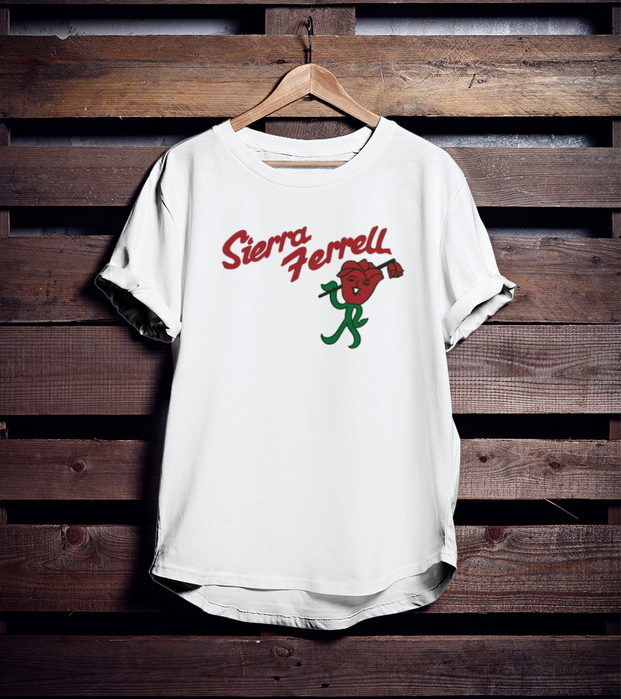 Sierra Ferrell Ramblin’ Rose Walking Flower Illustration T-Shirt