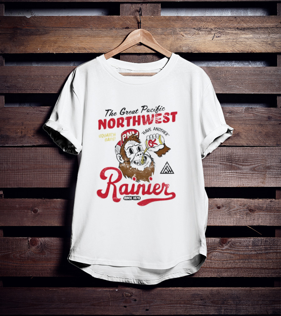 Rainier The Great Pacific Northwest Bear T-Shirt