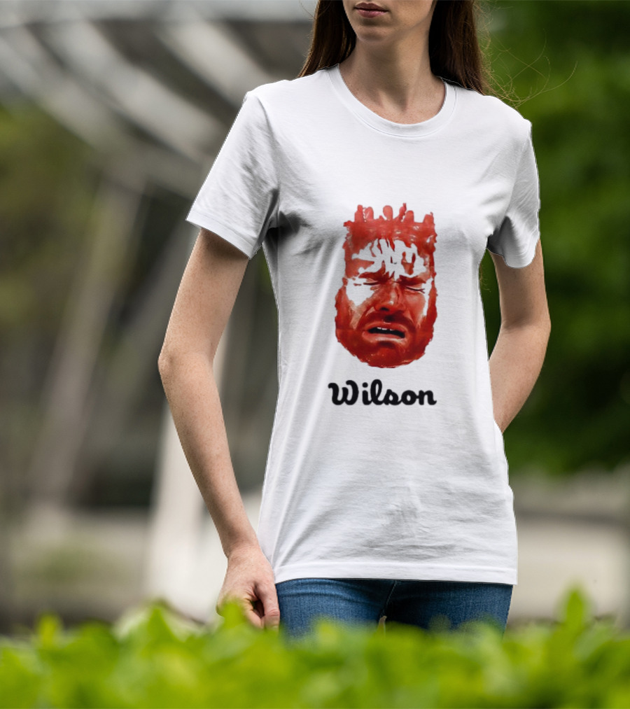Wilson Tom Wilson Fake Crying Meme Red Face 2025 T-Shirt