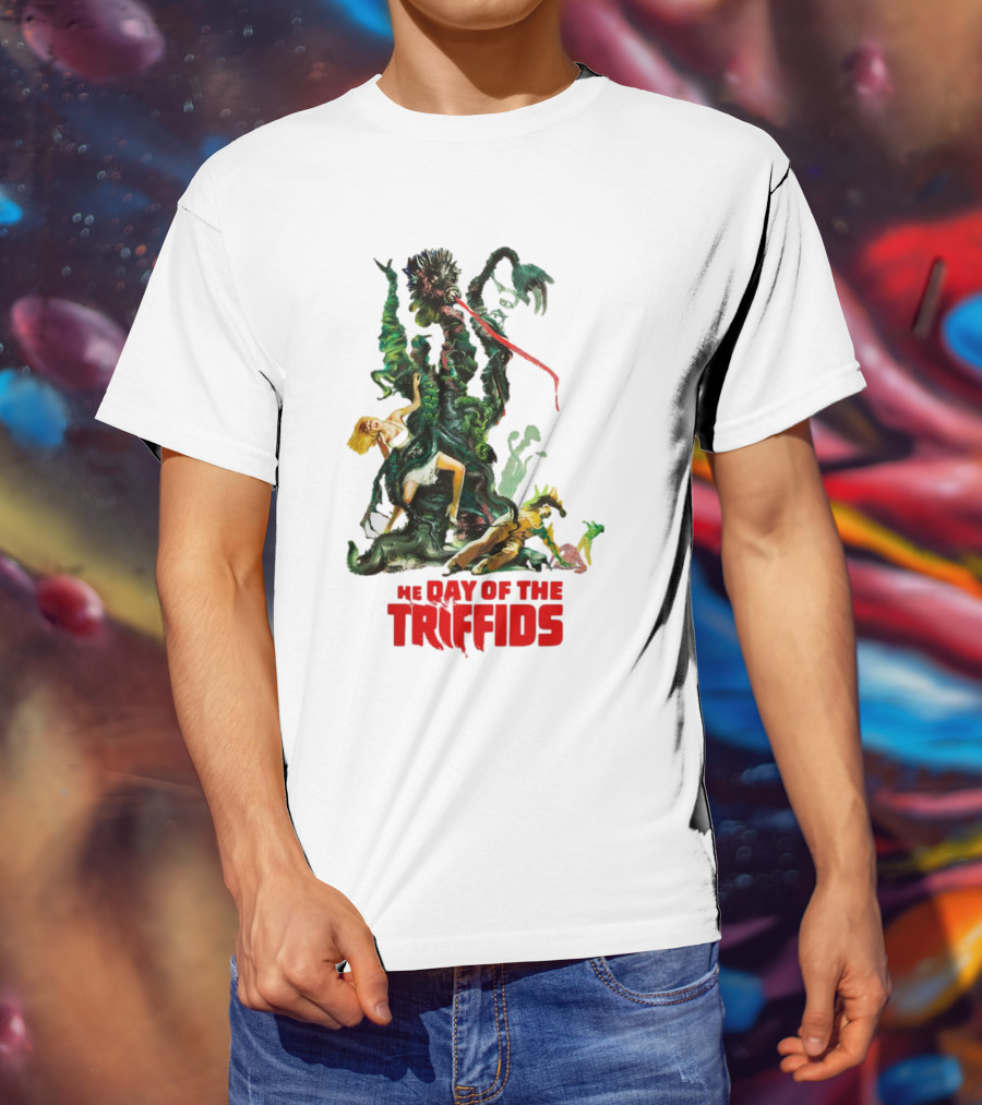 The Day Of The Triffids Classic Movie Horror Imagery T-Shirt
