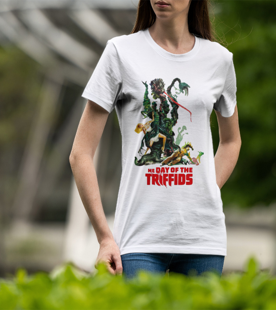 The Day Of The Triffids Classic Movie Horror Imagery T-Shirt