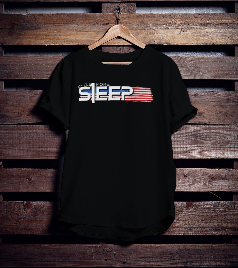 Jon Anik One More Sleep USA Flag Theme Design T-Shirt