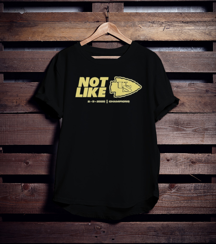 Kansas City Not Like Us Arrowhead Symbol 2-9-2025 T-Shirt