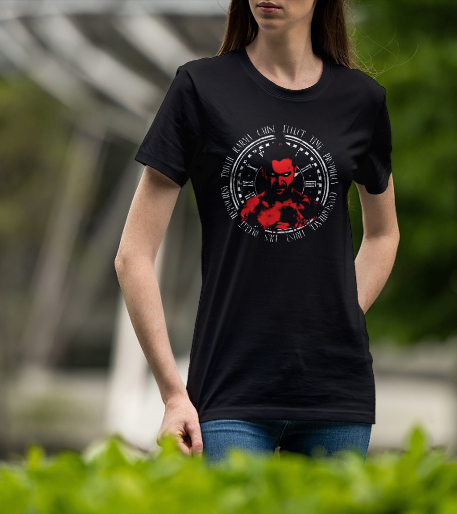 Karrion Kross WWE Prophecy Truth Lies Hypocrisy Karma Time Effect Consequence T-Shirt