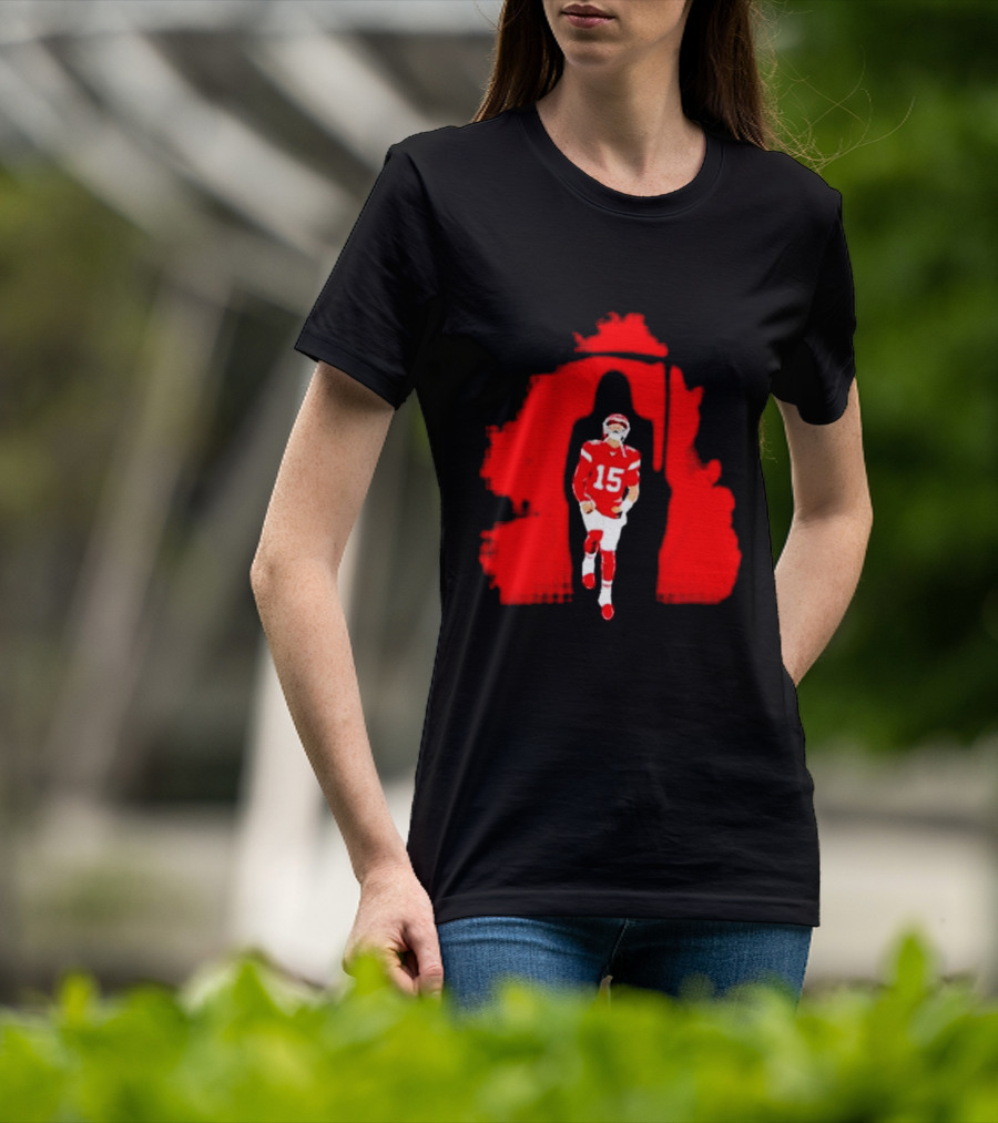 KC Chiefs Patrick Mahomes Shadow 15 Reaper T-Shirt