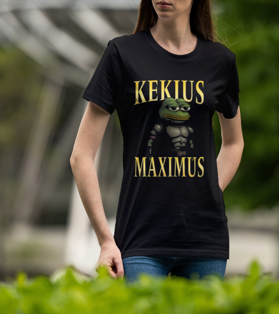 Kekius Maximus Gladiator Frog Armor T-Shirt