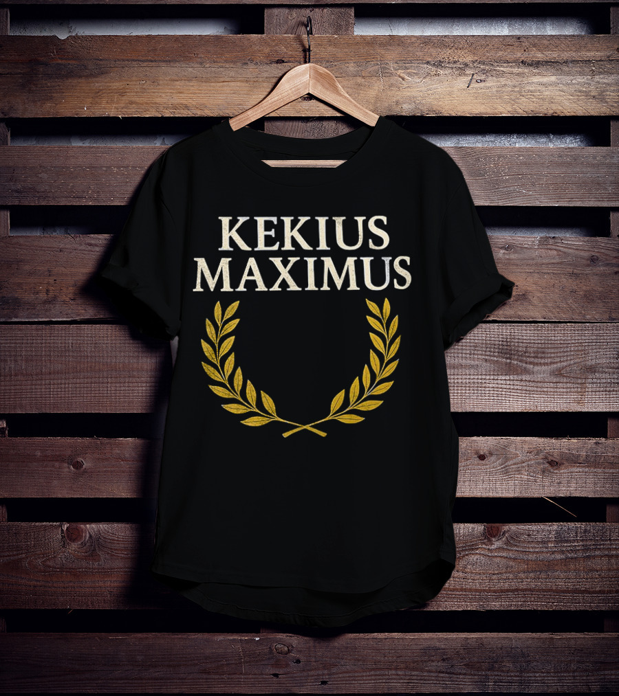 Kekius Maximus Laurel Wreath Emblem T-Shirt