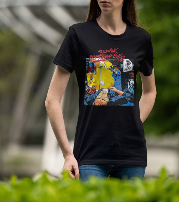 Kelompok Penerbang Roket The End Is Here Mati Muda Comic Style T-Shirt