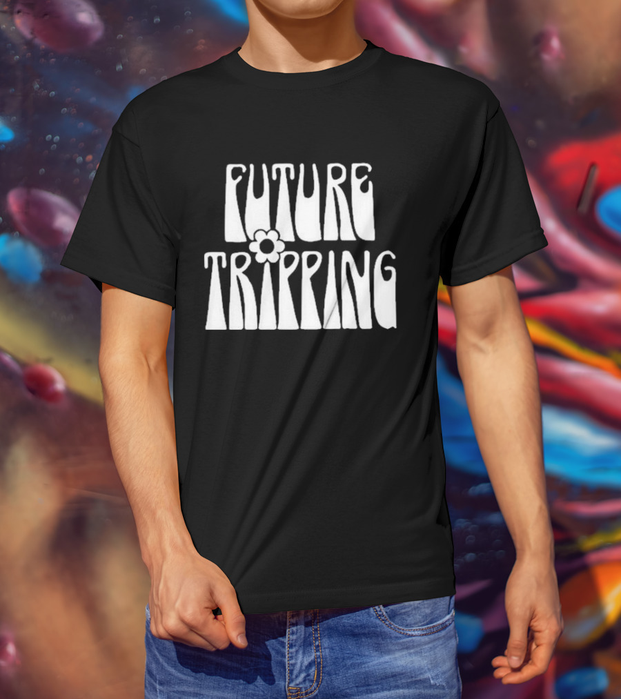 Kelsea Ballerini Future Tripping Retro Flower Text T-Shirt