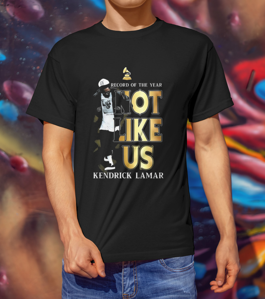 Kendrick Lamar Not Like Us Record Of The Year Grammy T-Shirt