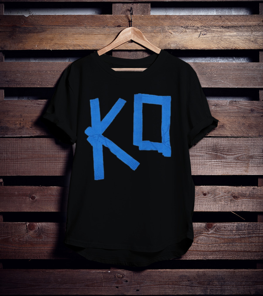 KO Martial Arts Blue Belt Letters T-Shirt