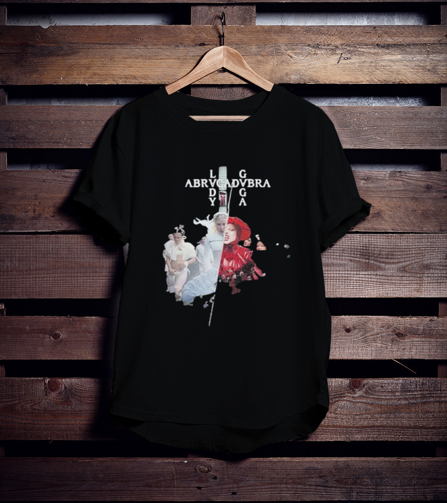 Lady Gaga Abracadabra Collage Fashion Art Style T-Shirt