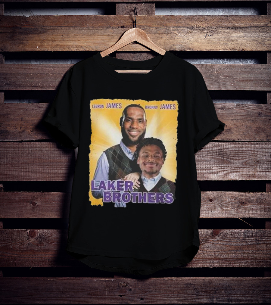 LEBRON JAMES BRONNY JAMES LAKER BROTHERS T-Shirt