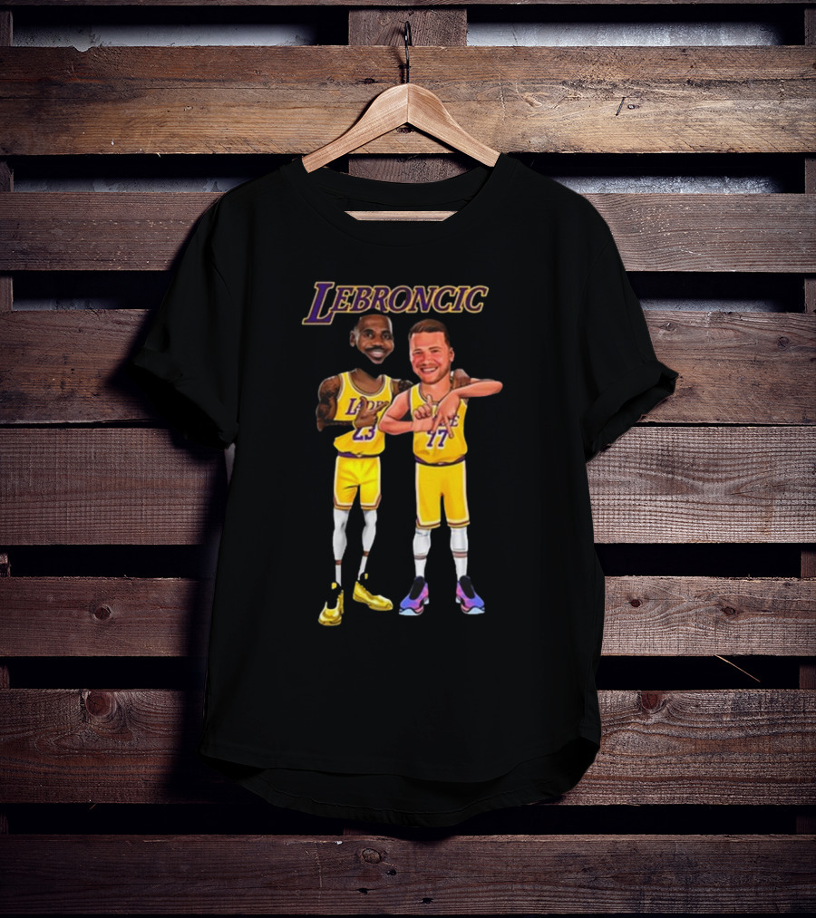 LeBroncic Los Angeles Lakers LeBron James Luka Dončić All Day Everyday T-Shirt