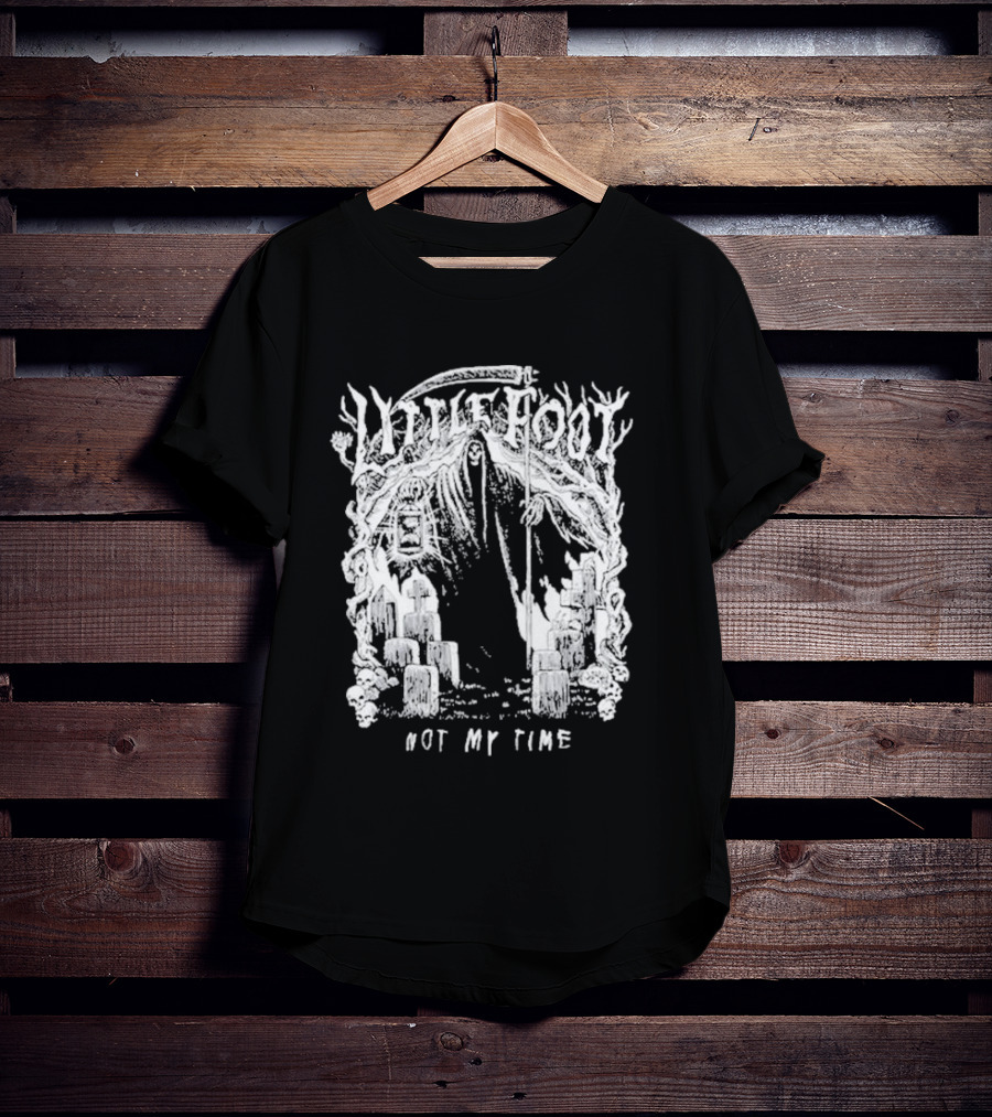 Little Foot Not My Time Diablo Macabre Forest Candle Scene T-Shirt
