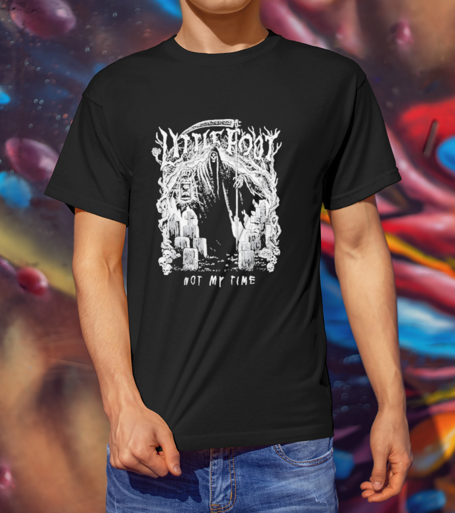 Little Foot Not My Time Diablo Macabre Forest Candle Scene T-Shirt