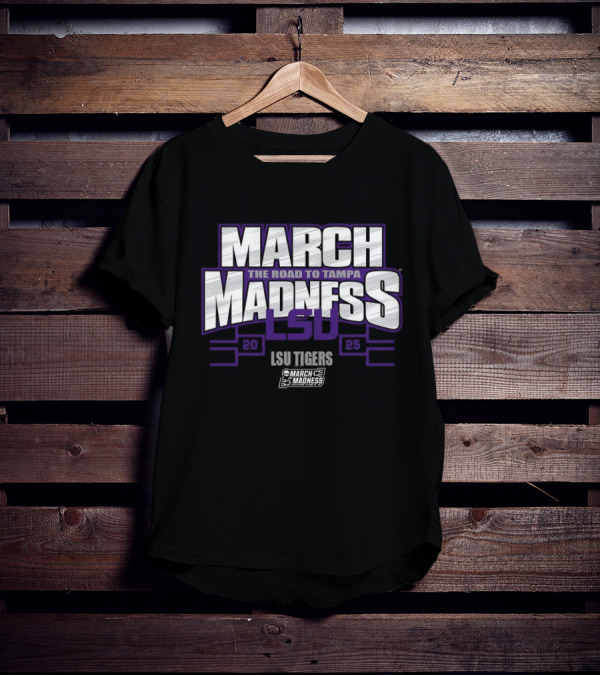 LSU Tigers March Madness 2025 The Road To Tampa T-Shirt