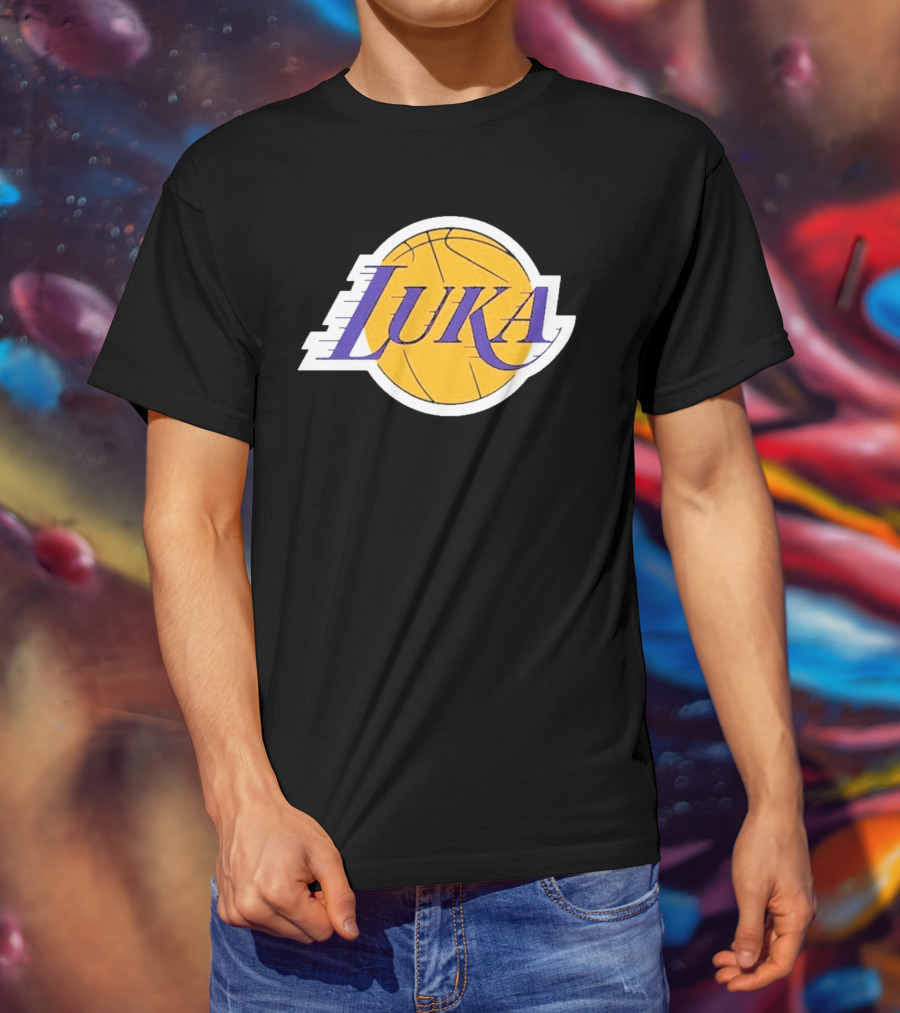 Luka Los Angeles Showtime Basketball-Inspired T-Shirt