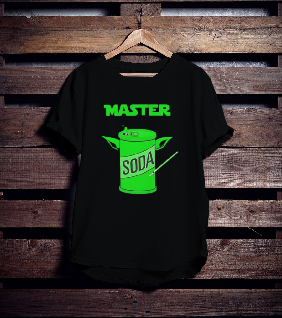Master Soda Lightsaber Yoda Can T-Shirt