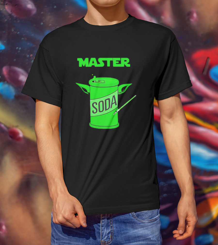 Master Soda Lightsaber Yoda Can T-Shirt