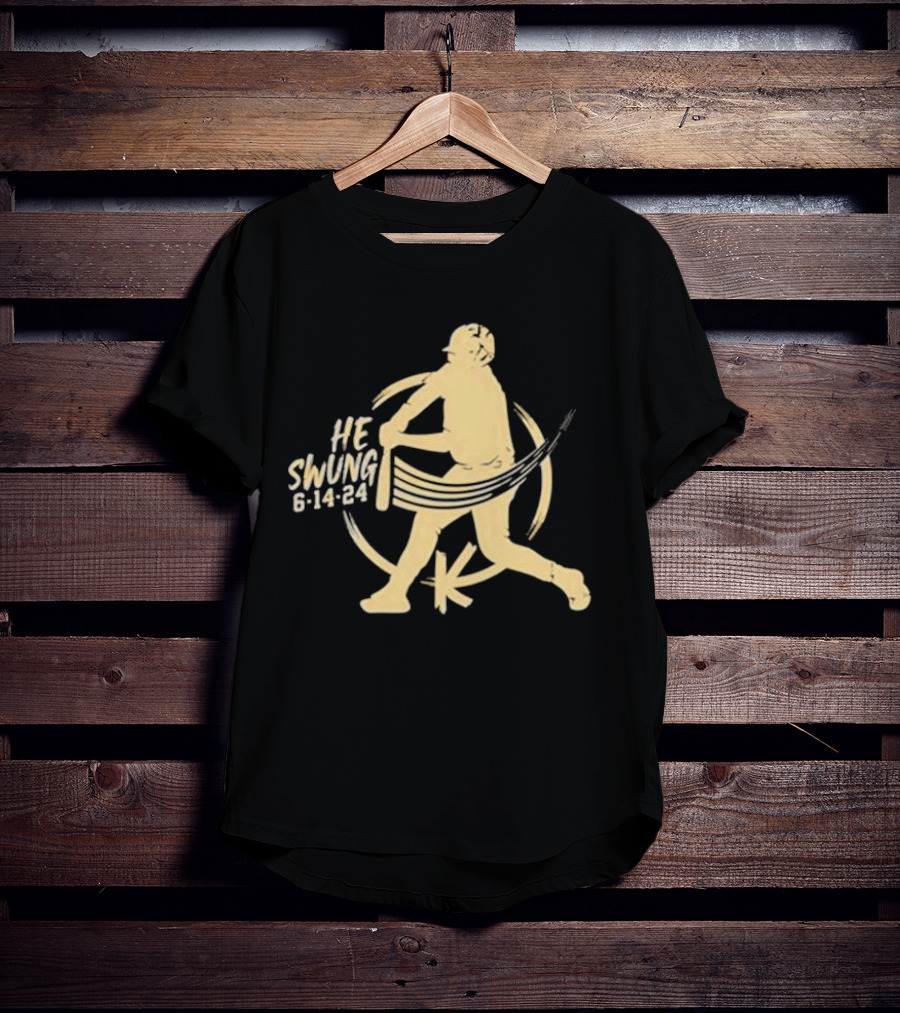 Madison Social He Swung Baseball 6 14 24 T-Shirt