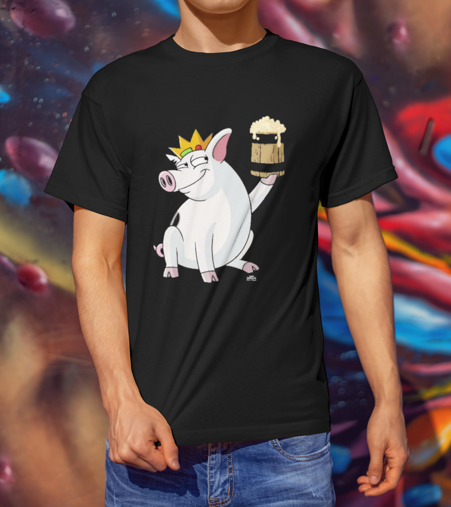 Merkimer Pig Cheers Crown Gildan Softstyle T-Shirt