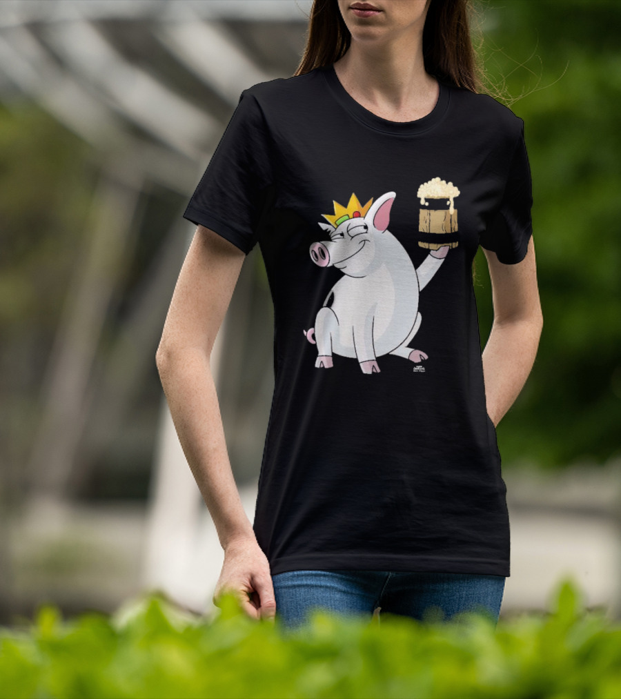 Merkimer Pig Cheers Crown Gildan Softstyle T-Shirt