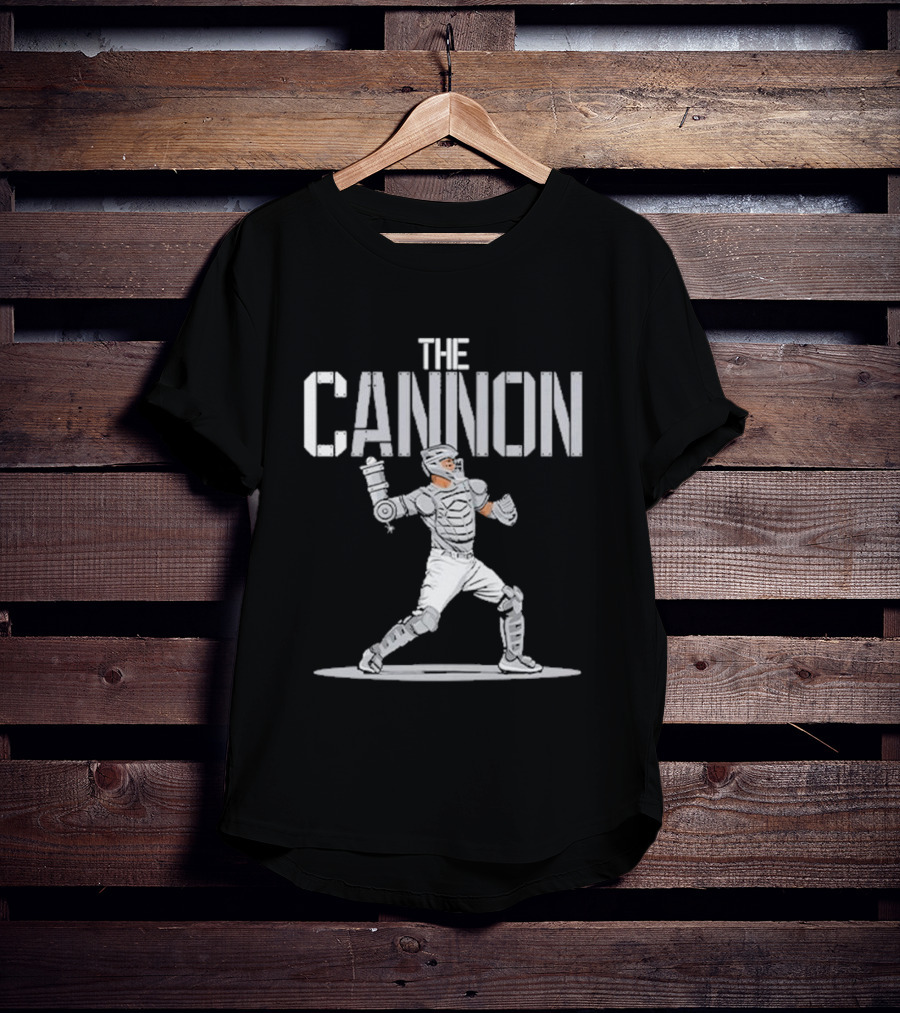 Mets Sean Manaea The Cannon Catcher Stance And Gear T-Shirt