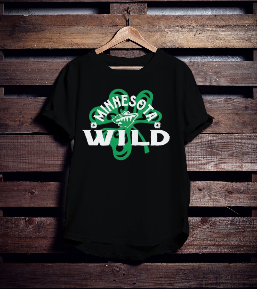 Minnesota Wild St. Patrick’s Day Shamrock 2025 T-Shirt