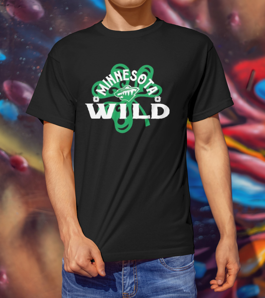 Minnesota Wild St. Patrick’s Day Shamrock 2025 T-Shirt