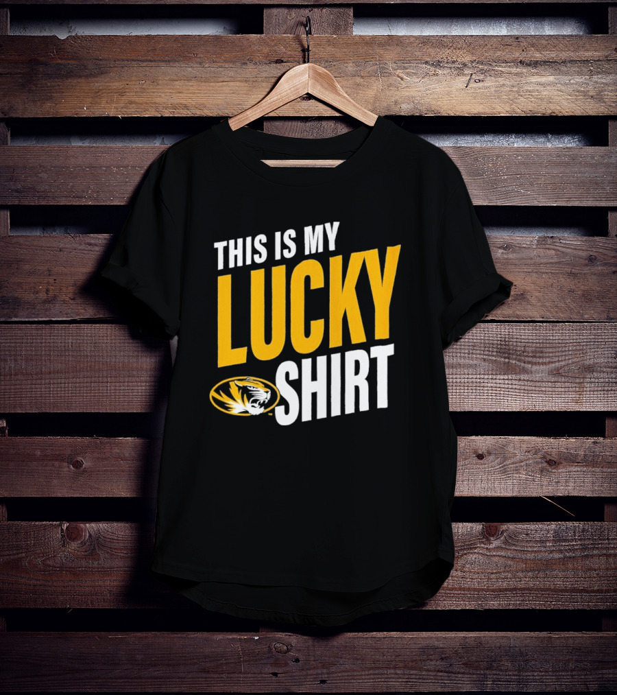 Missouri Tigers This Is My Lucky Mizzou Football T-Shirt