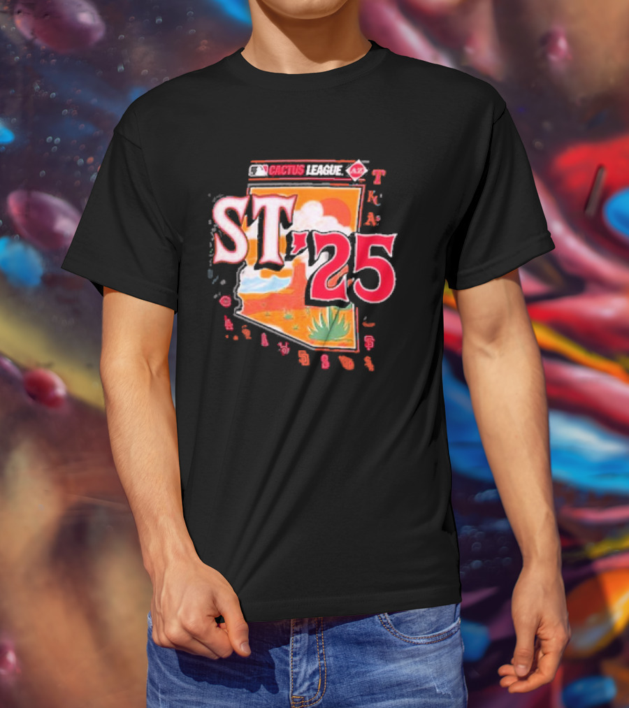 MLB 2025 Spring Training Cactus League Arizona ST25 T-Shirt