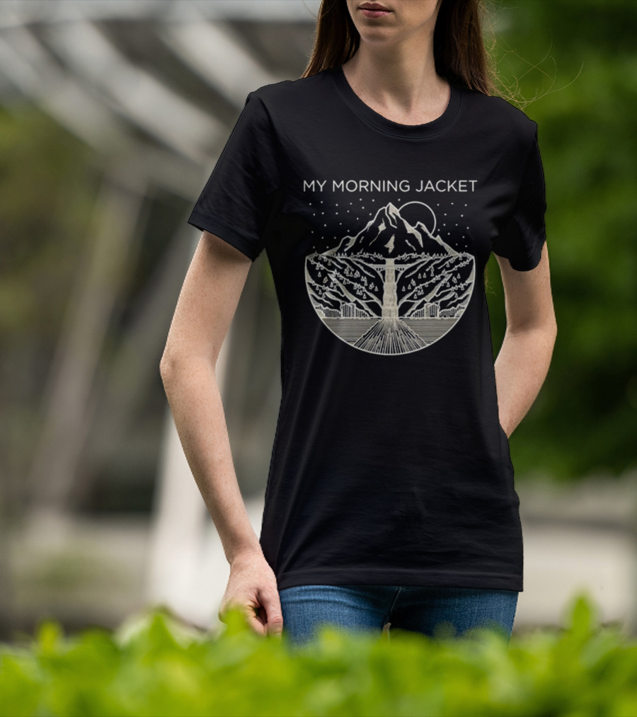 My Morning Jacket Gorge Mountain Starry Night T-Shirt