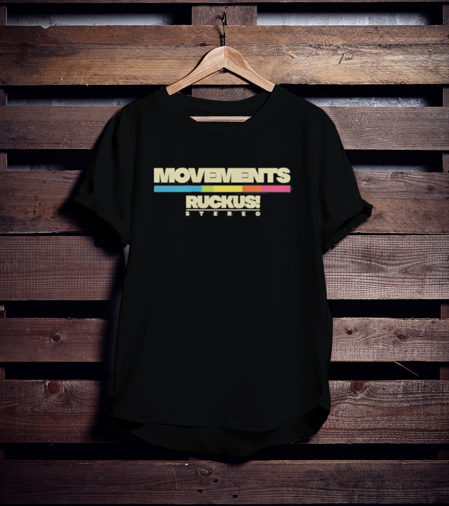 Movements Ruckus Stereo Retro Color Bar T-Shirt
