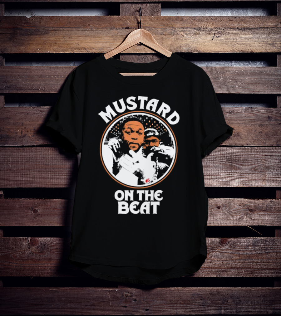 Mustard On The Beat DJ Mustard Circle Design T-Shirt