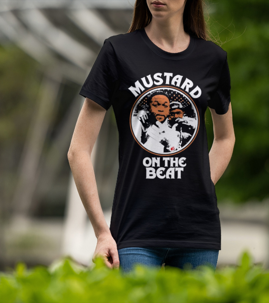 Mustard On The Beat DJ Mustard Circle Design T-Shirt