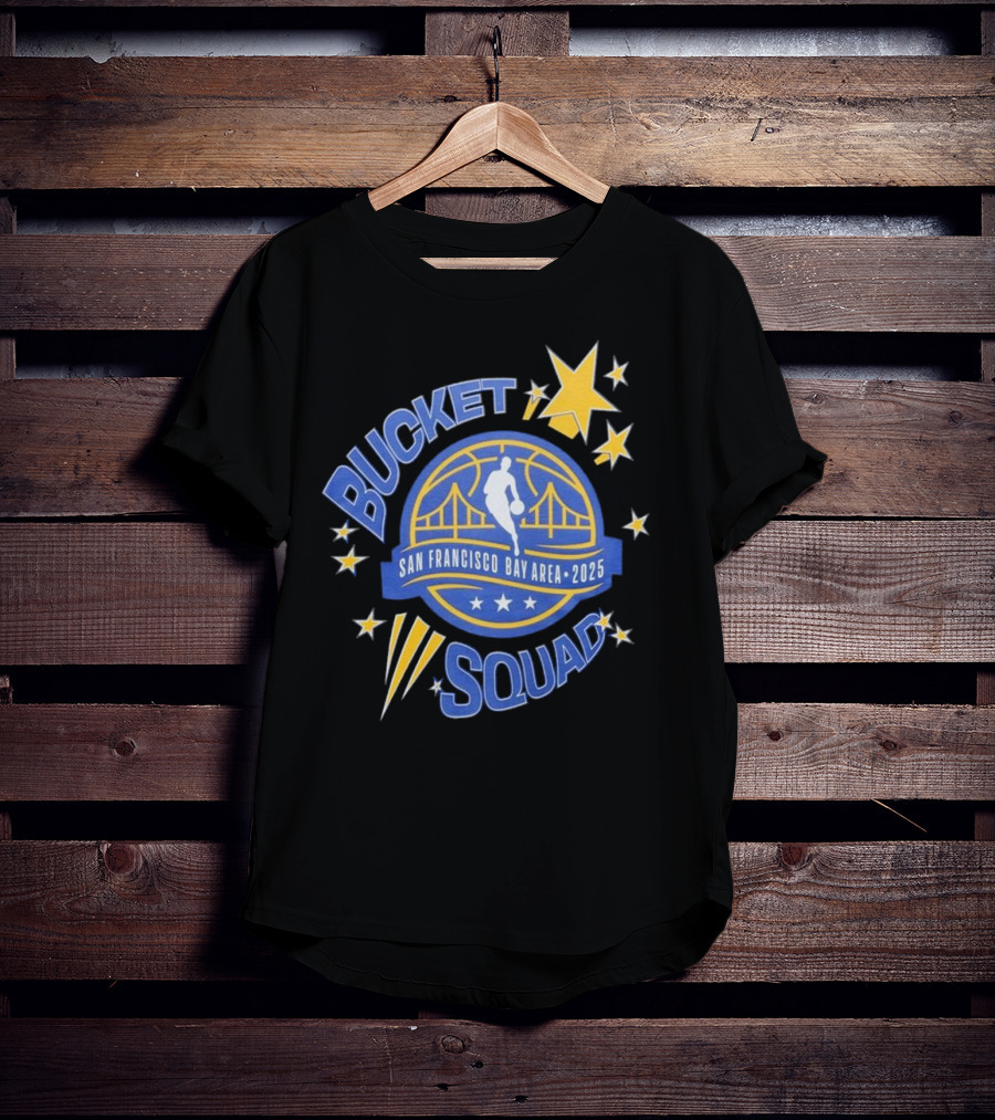 NBA All-Star 2025 Bucket Squad San Francisco Bay Area T-Shirt
