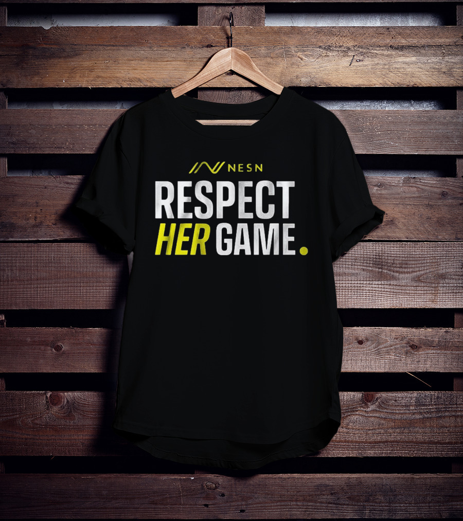 NESN Respect Her Game Collection Empowerment Sports Apparel T-Shirt