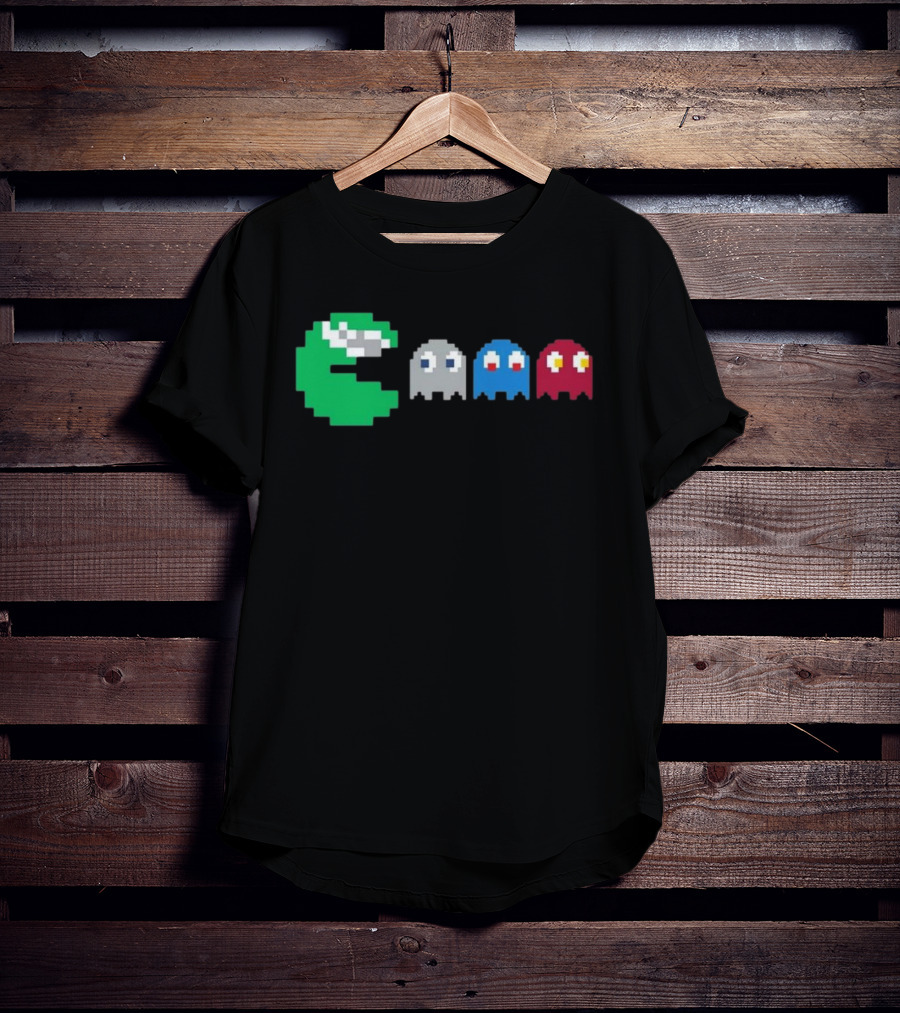 NFC East Rivalry Pac-Man Ghosts Football Theme T-Shirt
