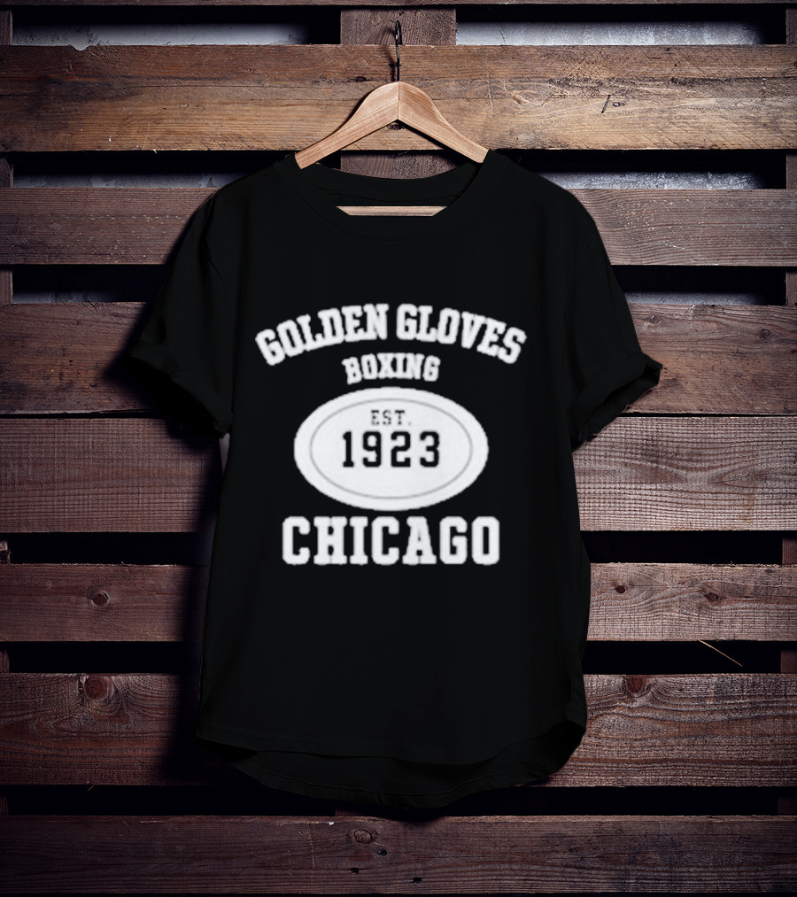 Golden Gloves Boxing 1923 Chicago Vintage Style T-Shirt