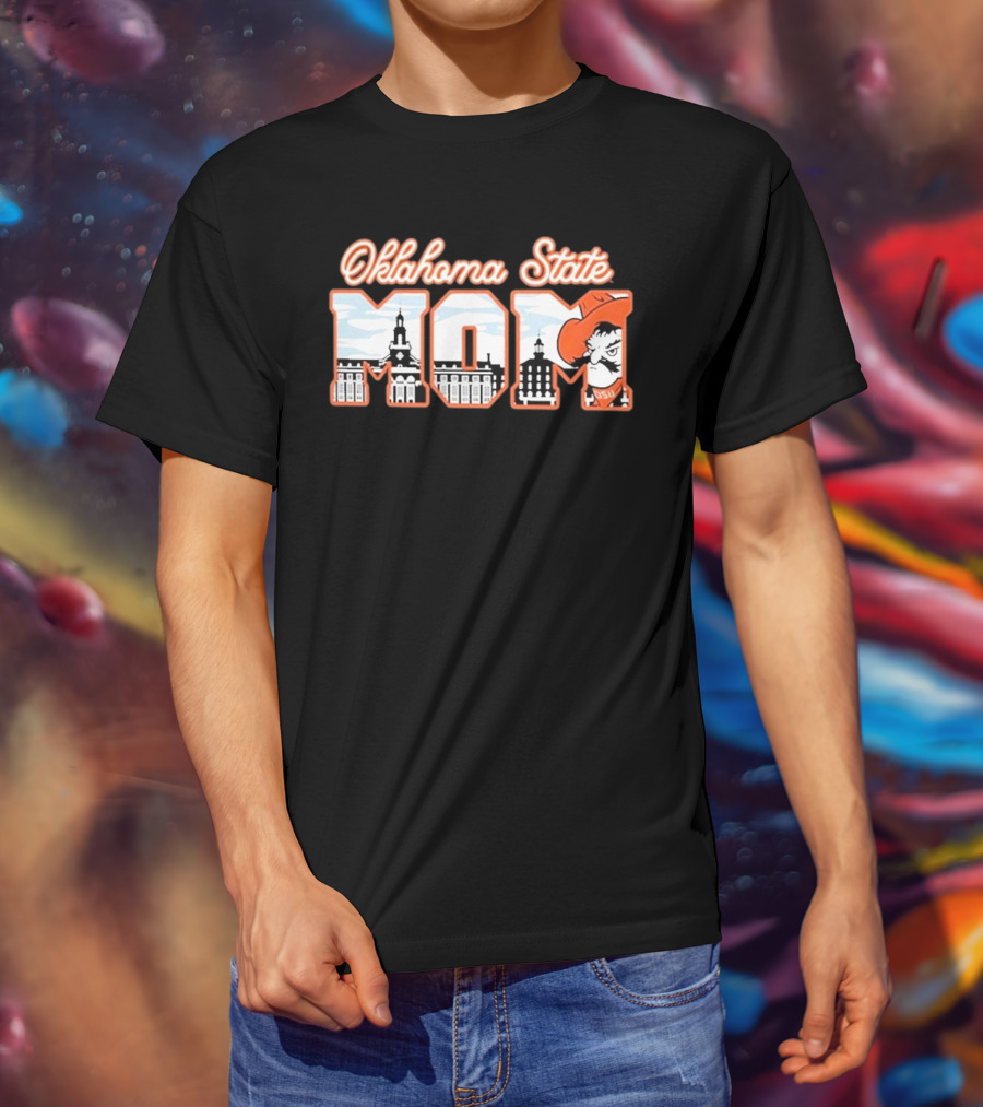 Oklahoma State Mom Campus Cowboys OSU Iconic Imagery T-Shirt